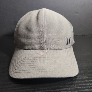 Hurley‎ DriFIT Flexfit Hat Cap Large Extra Large Gray laser cuts